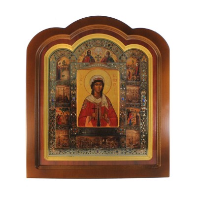 Икона святой Варвары 41,5x46