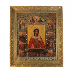 Икона святой Варвары 32,5x43